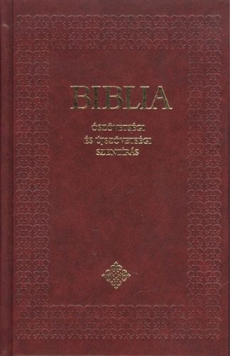 Biblia - Biblia - Ószövetségi és Újszövetségi Szentírás - Sztenderd Biblia /Keménytáblás - bordó, fekete (katolikus fordítás)