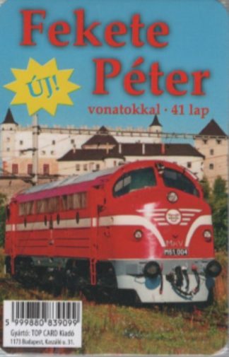 Kártya - Fekete Péter vonatokkal - 41 lap (kártya)