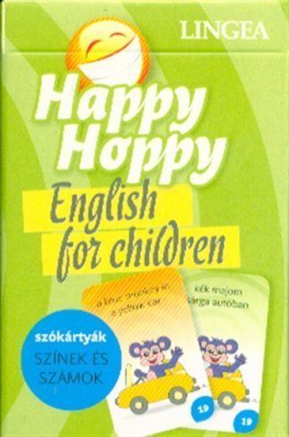 Kártya - Happy Hoppy szókártyák - Színek és számok /English for Children