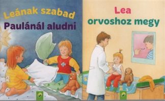 Minikönyv - Minikönyvek: Leának szabad Paulánál aludni - Lea orvoshoz megy (2 minikönyv 1 csomagban)