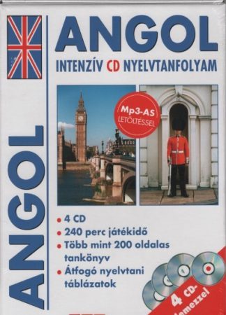 Nyelvkönyv - Angol intenzív CD nyelvtanfolyam - 4 CD-lemezzel