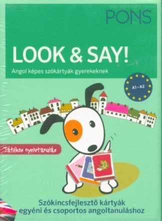 Nyelvkönyv - PONS Look & Say - Angol képes szókártyák gyerekeknek