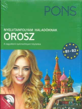 Nyelvkönyv - PONS - Nyelvtanfolyam haladóknak - Orosz (könyv+CD) - B1-B2