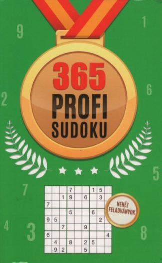 Rejtvénykönyv - 365 profi Sudoku - Nehéz feladványok