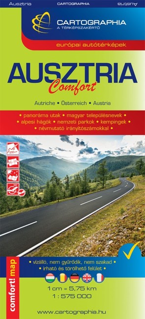 Térkép - Ausztria - Comfort autótérkép