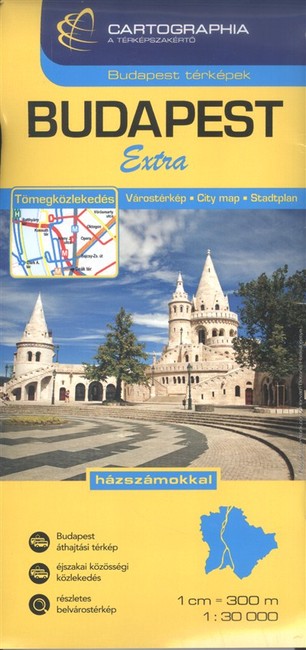 Térkép - Budapest extra várostérkép 1:30 000