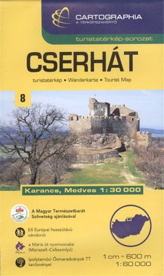 Térkép - Cserhát turistatérkép /1:60000 €