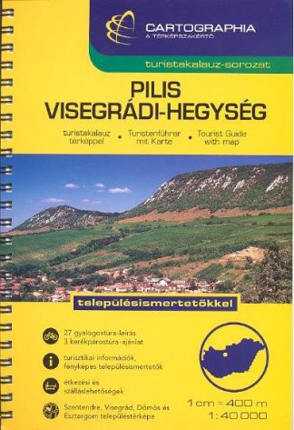 Térkép - Pilis, Visegrádi-hegység turistakalauz (1:40 000) /Turistakalauz-sorozat