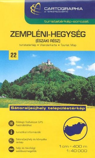 Térkép - Zempléni-hegység (északi rész) turistatérkép (1:40 000) /Turistatérkép-sorozat