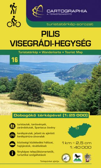 Térkép - Pilis és Visegrádi-hegység - Turistatérkép-sorozat 16.