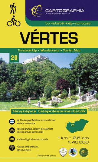 Térkép - Vértes - Turistatérkép-sorozat 20.