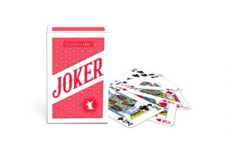 Kártya - Joker ÚJ szimpla römi - Piros