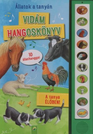 Lapozó - Vidám hangoskönyv: Állatok a tanyán - 10 állathanggal