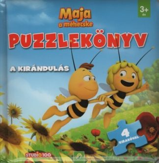 Puzzle-Könyv - Maja a méhecske: Puzzlekönyv - A kirándulás - 4 kirakóval
