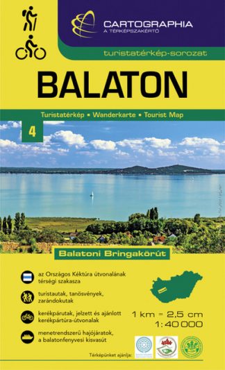 Térkép - Balaton - Turistatérkép-sorozat 4. (új kiadás, 2021)