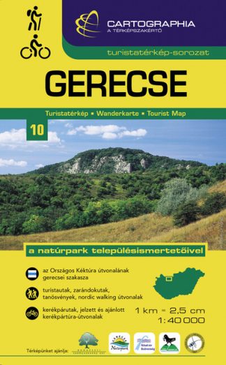 Térkép - Gerecse - Turistatérkép-sorozat 10. (új kiadás, 2021)