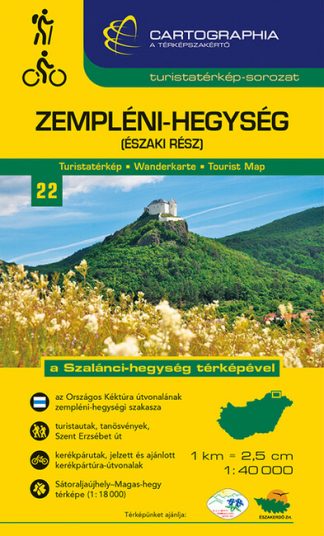 Térkép - Zempléni-hegység (északi rész) - Turistatérkép-sorozat 22. (új kiadás, 2021)