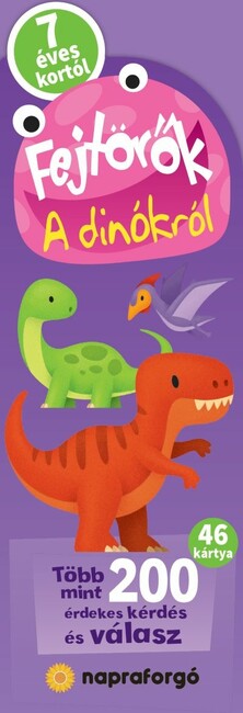 - Fejtörők - A dinókról 7 éves kortól