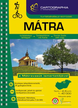 Útikönyv - Mátra turistakalauz (1:40 000) - Turistakalauz-sorozat (új kiadás)