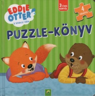 Puzzle-Könyv - Eddie Otter - A kiváncsi vidra: Puzzle-könyv - 4 kirakóval